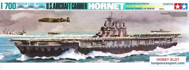Barco U.S. Aircraft Carrier Hornet CV-8 1/700.