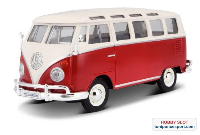VOLKSWAGEN VAN " SAMBA"-ROJO