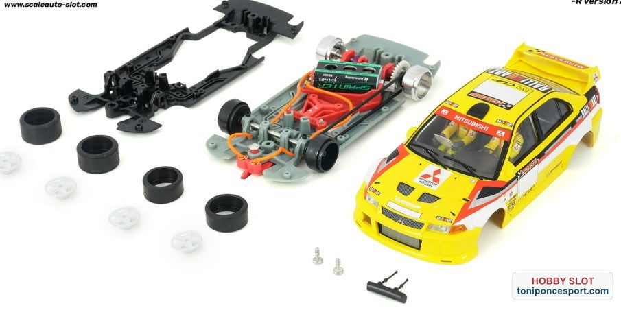 Mitsubishi Evo VI cup version amarillo R-Version AW