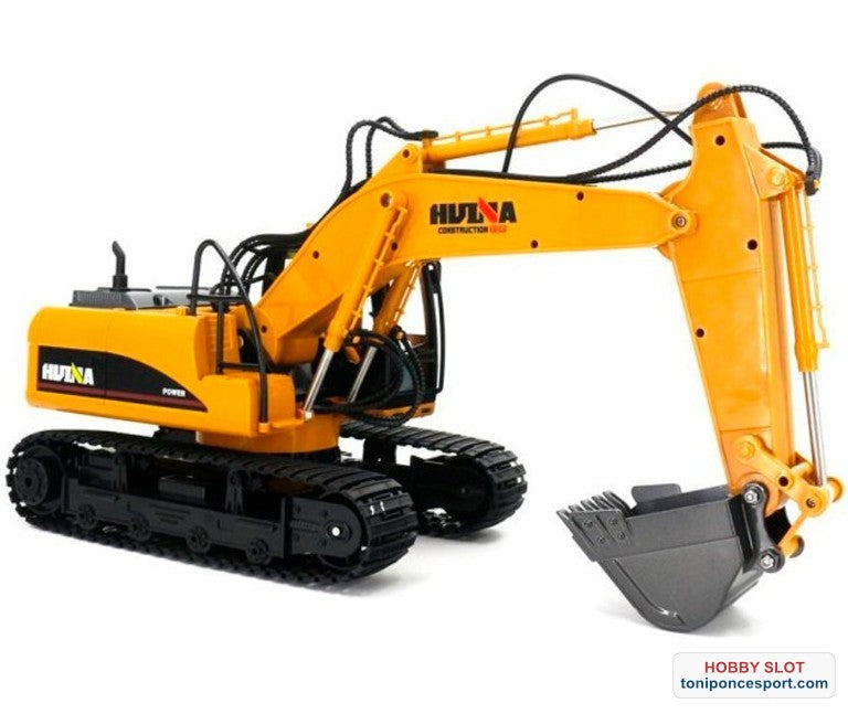 EXCAVADORA 1/14 PALA METALICA 2,4GHZ (NUEVA HU1550)