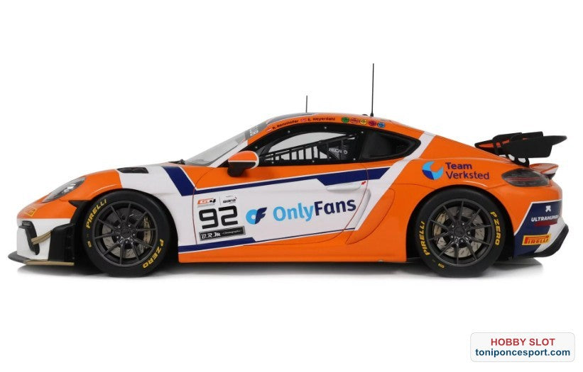 PORSCHE 718 CAYMAN GT4 RS CLUBSPORT E. HEYERDAHL / N. MALOY GT4 EUROPEAN SERIES 2024