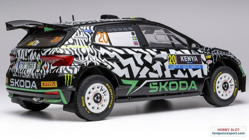 Skoda Fabia Rally2, Rally WM, Safari Rallye Kenia, 2024, #22, O.Solberg