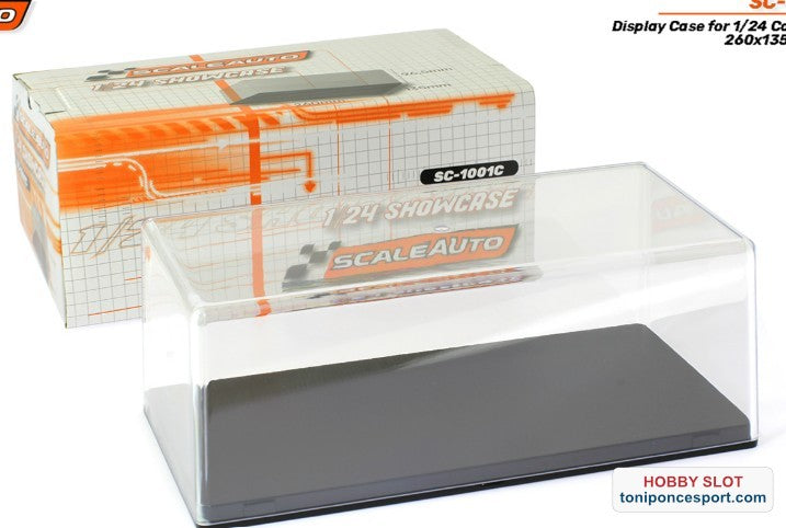 Urna 1/24 Universal Transparente con Base para Modelcars.
