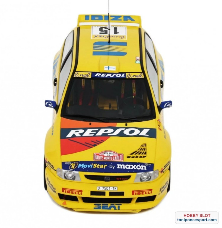 Seat Ibiza Kit Car Evo 2 Team Repsol Nº15 Rallye Montecarlo 1998 "Harri Rovanpera - Voitto Silander"