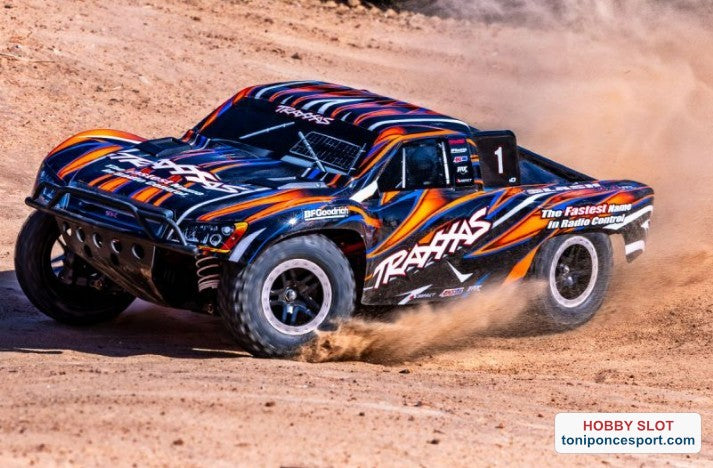 Red Slash 4X4 VXL EHD: 4WD Brushless Short Course Truck with TQi