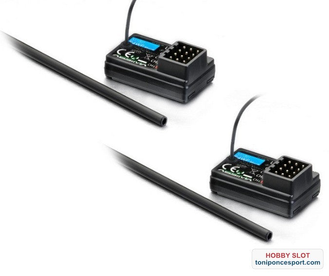 Emisora 4-Channel Radio 2.4Ghz "CR4S" incl. 2 Receiver.