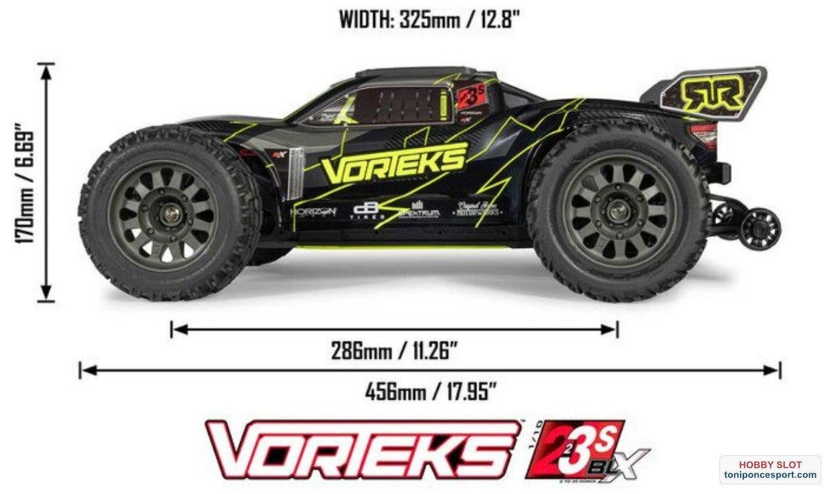Monster VORTEKS 223S DSC 2WD RTR Brushless Stadium Truck Pink.