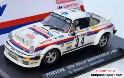 Porsche 934 Rallye Montecarlo 1981 Sanson / Mazloumian.