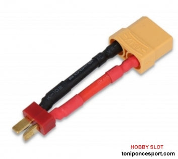 Conector Adapter with cable T-Plug M - XT90 F 50mm