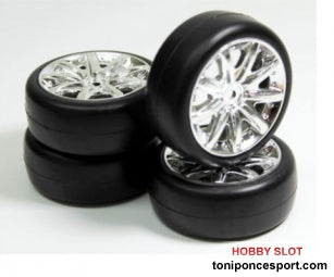 Ruedas Onroad 9 Spoke / Slick Crome