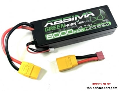 Bateria Vol.2 LiPo 2S 7,4V-50C 6000 HC (XT90/T-Plug)