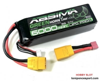 Bateria Greenhorn Vol.2 LiPo 3S 11,1V-50C 6000 SC XT90/T-Plug