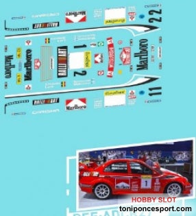 Calca Mitsubishi Lancer Evo VI Montecarlo 1999 1/32