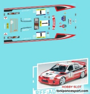 Mitsubishi Lancer EVoV Makinen Catalunya 1998 1/32