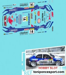 Calca Peugeot 306 kitcar Delecour 1998 - 1/32