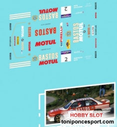 Calca BMW M3 Rallye DuVar 1990 Chatriot 1/32