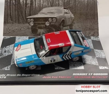 Renault 17 Gordini Rallye Press On Regardless 1974 J. L. Therier / C. Delferter
