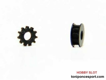 Polea 11 dientes en fibra de carbono para WRC.