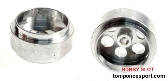 Llantas de Aluminio 16,5 x 9mm.