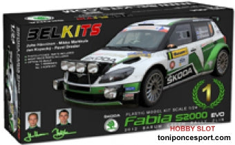 Skoda Fabia S-2000 Evo Winner Barun Czech Rally Zlin 2012 "Hanninen-Markkula / Kopecky-Dresler"