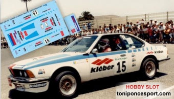 BMW 635 CSI Rallye El Corte Ingles 1987 Carlos T. / C. Molina 1/32