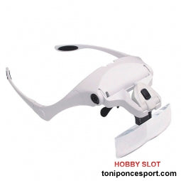 Lupa de Cabeza Ergonómica con LED Varios Aumentos