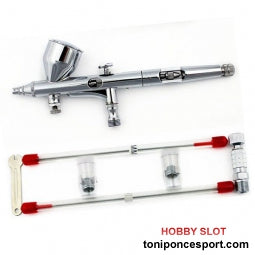 Aerógrafo Dismoer D-103 con 3 agujas pro