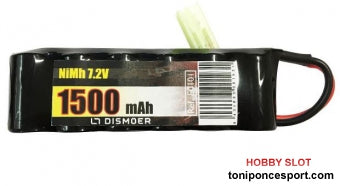 Batería NiMH 7,2V 1500 mAh Mini Tamiya