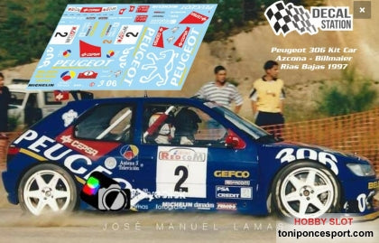 Calca Peugeot 306 Maxi Kit Car Rallye Rias Baixas 97 Azcona