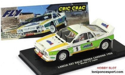 Lancia 037 Rally Tierras de Cardona 1986. Teo Martin Team.