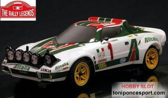LANCIA STRATOS ALITALIA 1977 RTR (RTR COMPLETO Y PINTADO)