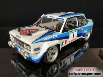 FIAT 131 ABARTH RALLY WRC RTR AZUL