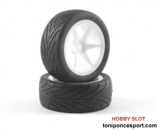 RUEDAS BUGGY 1/10 LP STREET (2) DELANTERAS.