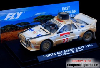 Lancia 037 EFECTO BARRO Rally Safari 1986 G. Citricos / M. Kravos.