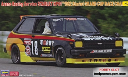 Toyota Starlet KP61 1982 Carrera de la gran copa Kit 1/24