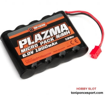 Bateria HPI Plazma 6.0V 1200mAh NiMH Micro RS4