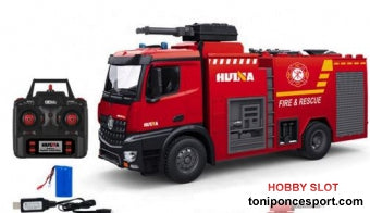 CAMION DE BOMBEROS CON CAÑON DE AGUA 2.4GHZ.