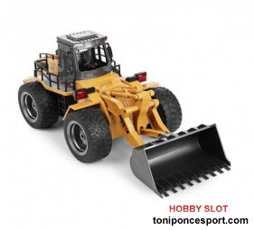 Tractor BULLDOZER RETROEXCAVADORA 1/14 METALICA 2,4GHZ