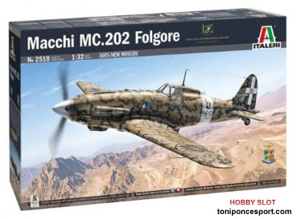 Avión Macchi MC.202 Folgore 1/32