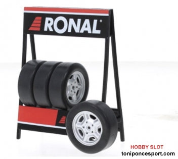 Ruedas - Zubehör Räderset: Ronal GM, silver, Set of 4 Wheels