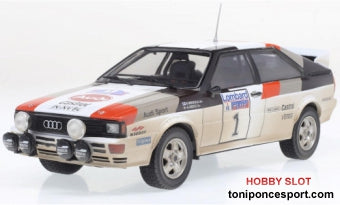 Audi Quattro A1, No.1, RAC Rally, H.Mikkola/A.Hertz, 1982