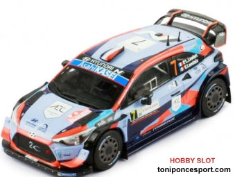 Hyundai i20 Coupe WRC Nº7 Rallye Sardinien 2020 P.-L. Loubet / V.Landais