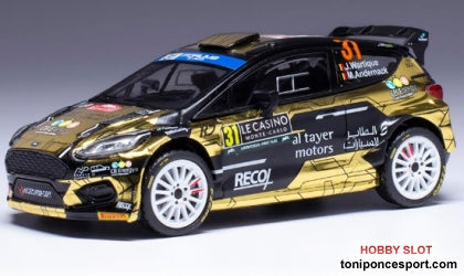 Ford Fiesta Rally2 #31 Rallye Montecarlo 2024 J. Wartique / M. Andrnak