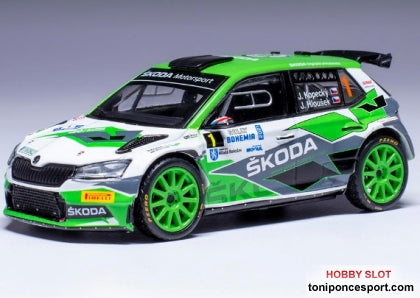 Skoda Fabia Rally2 Evo #1 Winner Rally Bohemia 2021 J. Kopecky / J.Hlousek