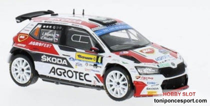 Skoda Fabia Rally2 EVO No.4 Barum Rally Zlin J. Kopecky J. Hlousek