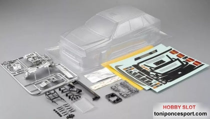LANCIA DELTA HF INTEGRALE 190MM CLEAR BODY (Sin pintar)