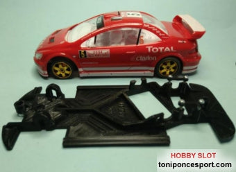 Chasis angular Race SOFT 2018 Peugeot 307 WRC Ninco