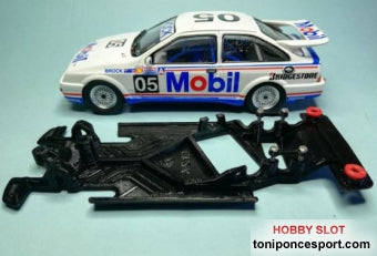 Chasis Angular Race SOFT Ford Sierra Ninco (necesario cortar el eje del motor)