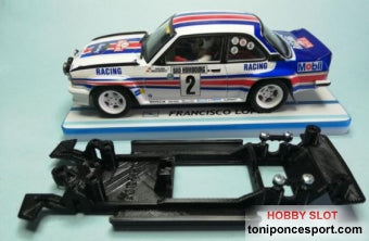 Chasis Lineal Black Opel Ascona 400 Revell