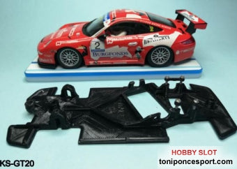Chasis Angular Race SOFT Porsche 997 Ninco